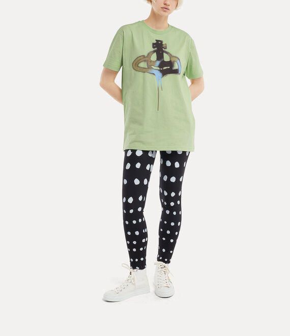 Vivienne Westwood Spray Orb Classic T-Shirt in PISTACHIO